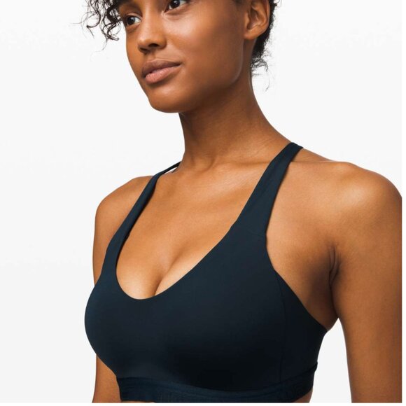 Lululemon Up For It Bra Nocturnal Teal | Size L - Picture 3 of 8